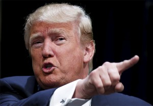 U.S. Republican presidential candidate Donald Trump speaks at the Family Leadership Summit in Ames, Iowa, United States, July 18, 2015. REUTERS/Jim Young   - RTX1KTWT