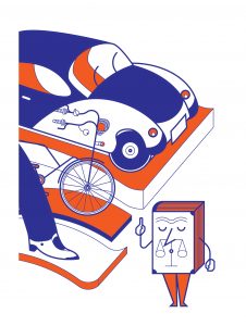 Zakon važi za sve: ilustracija iz priručnika "Biciklistika", autor Srđa Dragović