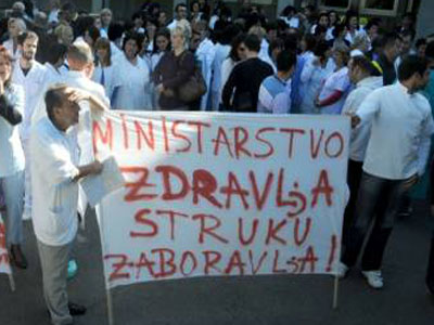 Generalni štrajk zdravstvenih radnika 31.oktobra