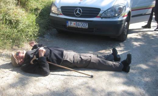 Djordjije Tomovic protest