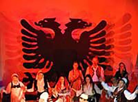 albanska zastava