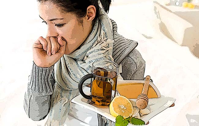 ilustracija prehlada