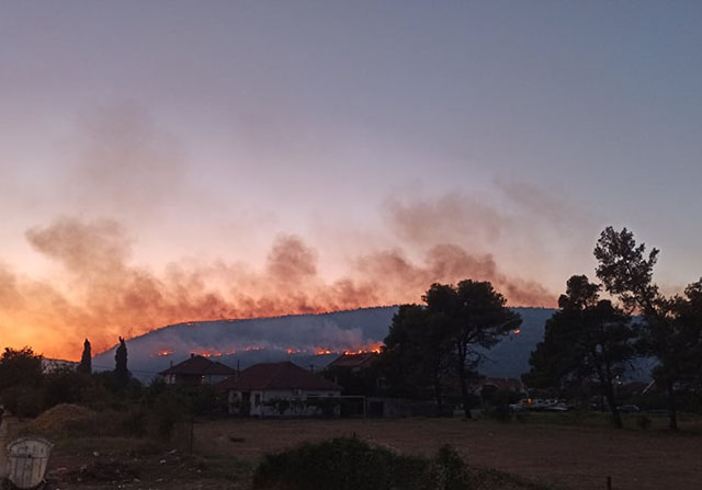 Trenutno stanje požara u Crnoj Gori