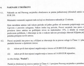 Bojanić: Plata pravnog savjetnika bila 20.800 eura mjesečno
