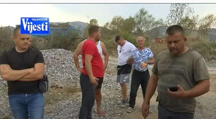 Kradljivci šljunka nasrnuli na novinare PCNEN-a i TV Vijesti (video)