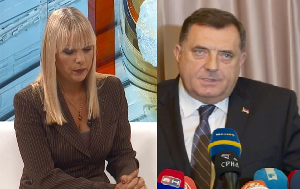 Dodik: Vi ste najveći zlotvori u RS; Novinarka: Vi ste obični švercer i ratni profiter (video)