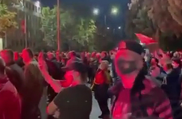 protest, podgorica 18.10.2021