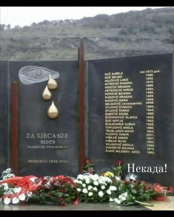 Godišnjica željezničke nesreće na Bioču