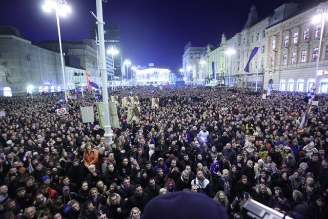 protest zagreb