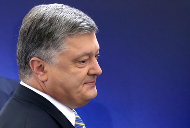 Ukrainian President Petro Poroshenko press conference in Kiev
