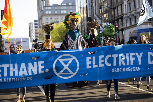 Earth Day protest in Washington, DC