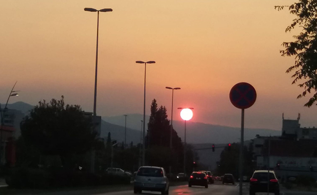 Najviša dnevna temperatura od 25 do 36 stepeni