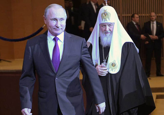 Vladimir Putin attends events marking 10th anniversary of Church Council and Patriarch enthronement