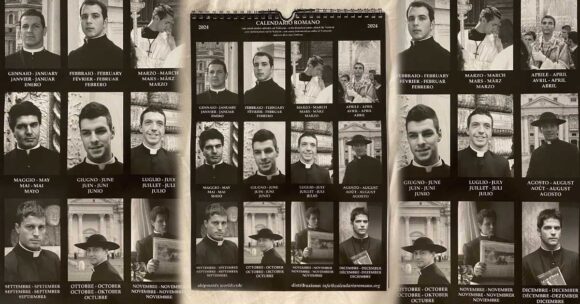 Likovi na kalendaru „zgodnih sveštenika“ uopšte nisu sveštenici