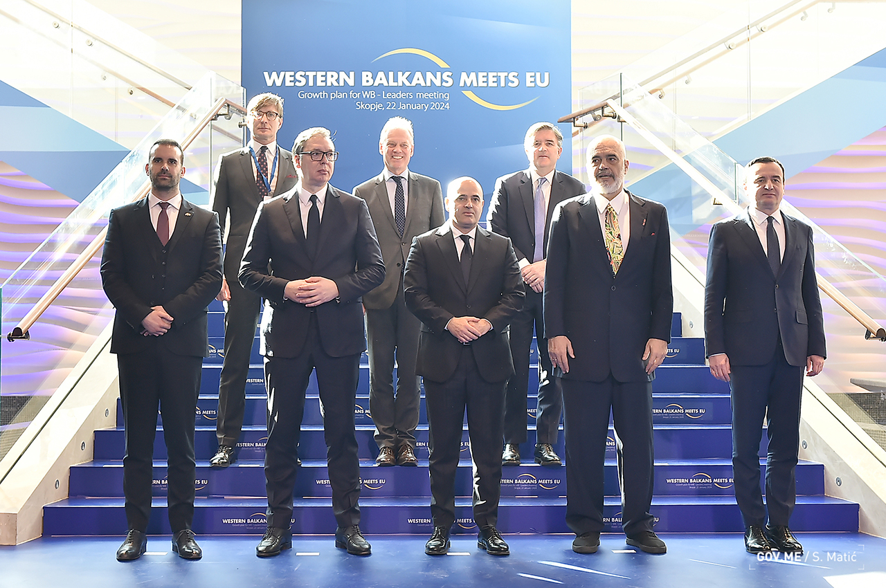 Konferencija “Plan rasta: Zapadni Balkan i EU”, Skoplje, 22. januara 2024.