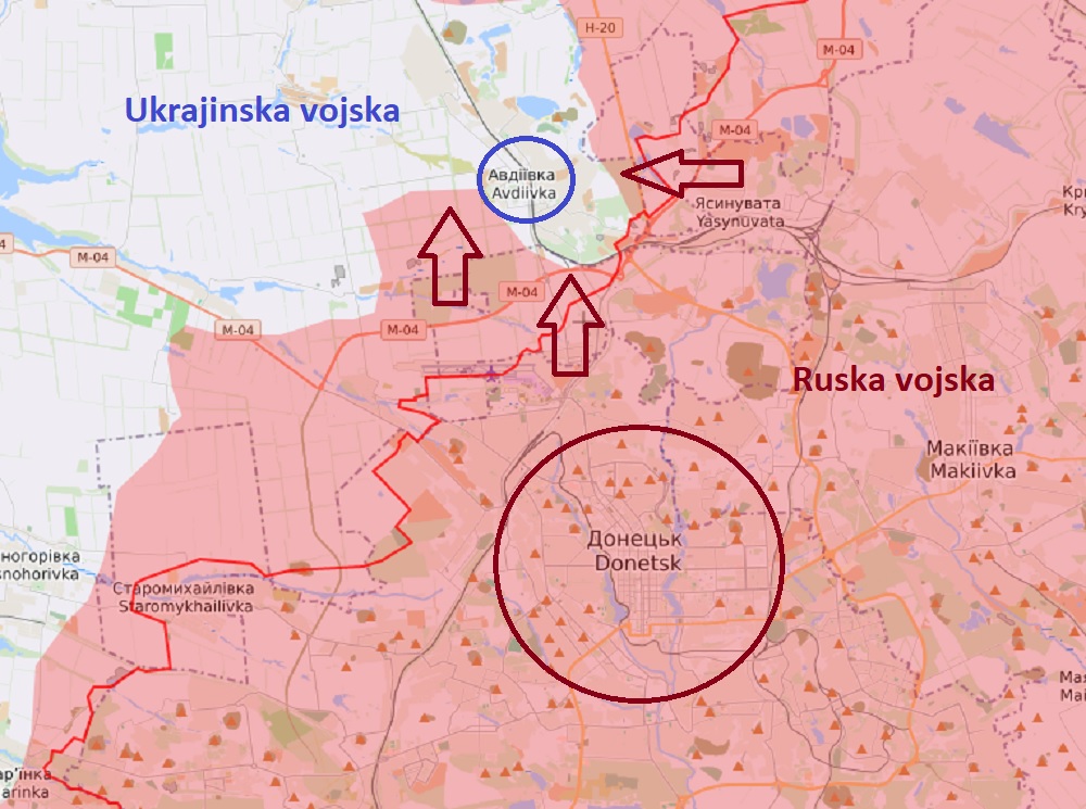 Ukrajinske trupe se povukle iz Avdijevke