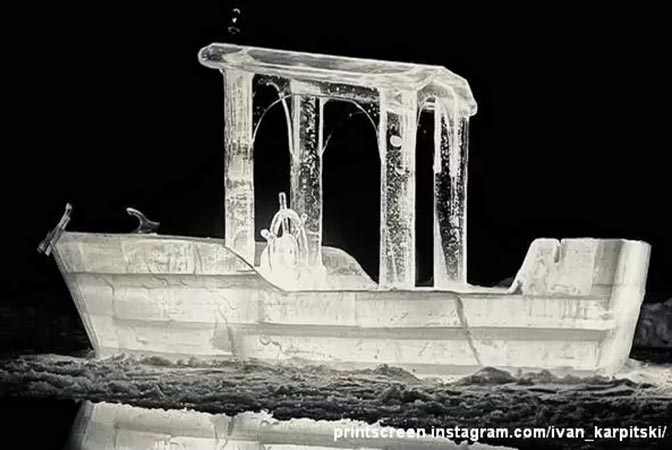 Ledeni čamac Čamac od leda