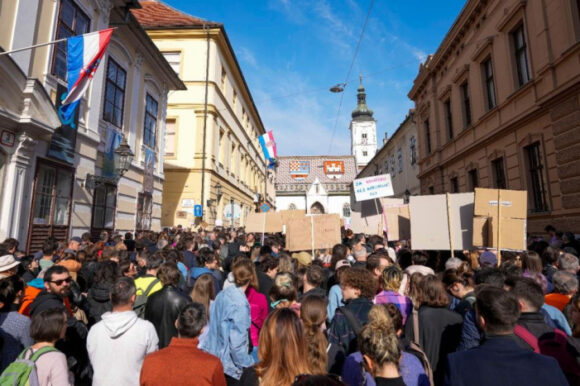 zagreb protest