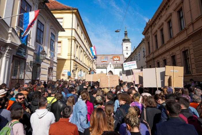 zagreb protest
