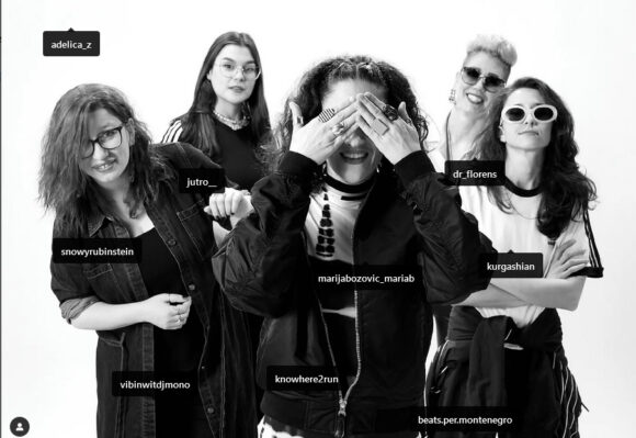 Četiri reperke na istoj traci