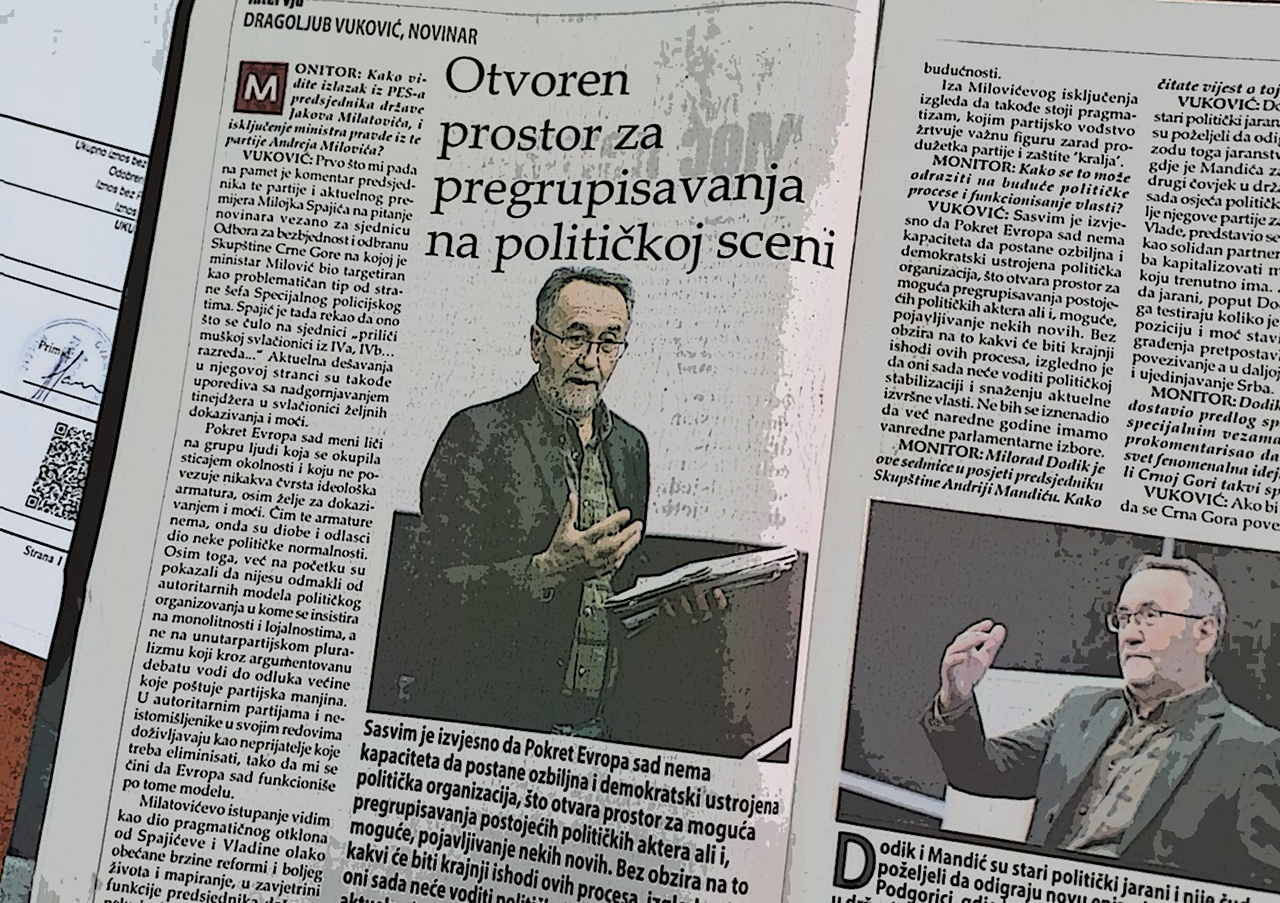 Otvoren prostor za pregrupisavanja na političkoj sceni