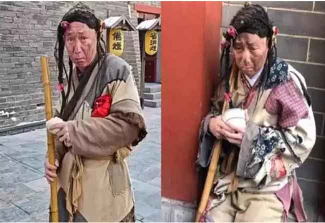 Profesionalni glumac zarađuje glumeći prosjaka