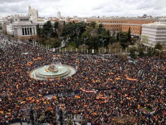 madrid protest