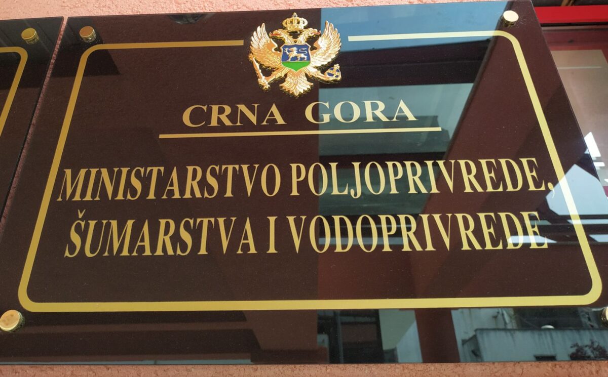 ministarstvo poljoprivrede sumarstva i vodoprivrede
