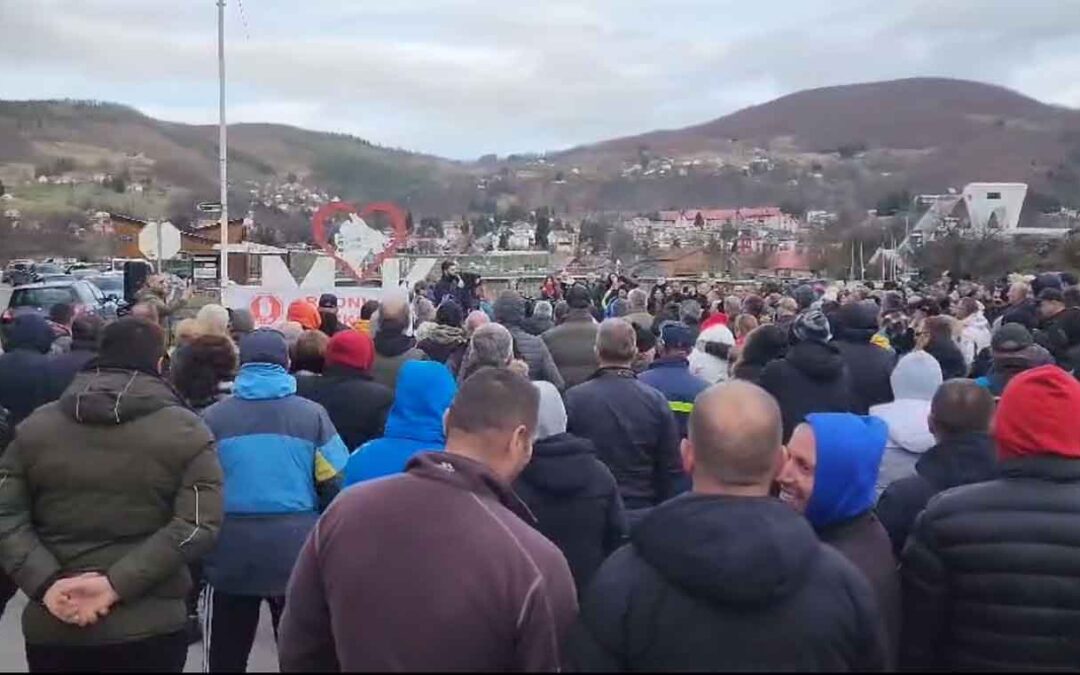 Mojkovčani protestovali zbog projekta novog rudnika Brskovo (video)