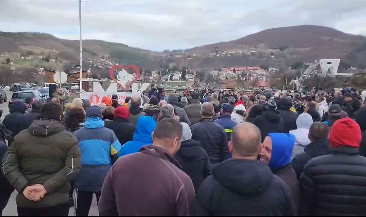 Mojkovčani protestovali protiv projekta novog rudnika Brskovo