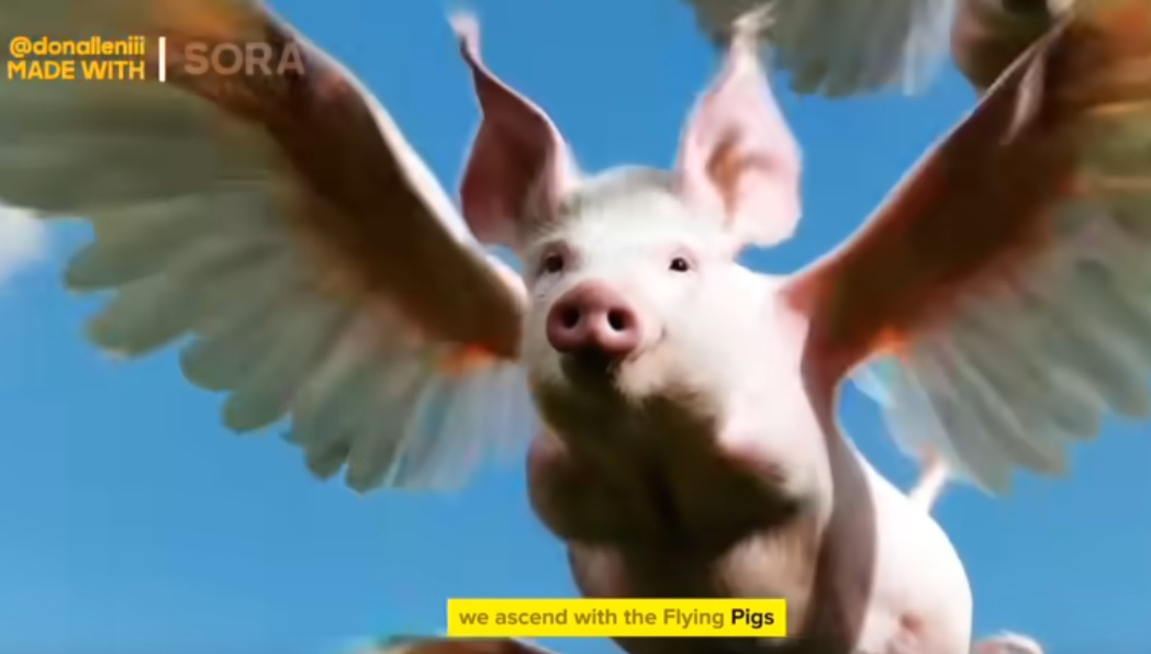 Open AI pravi leteće svinje