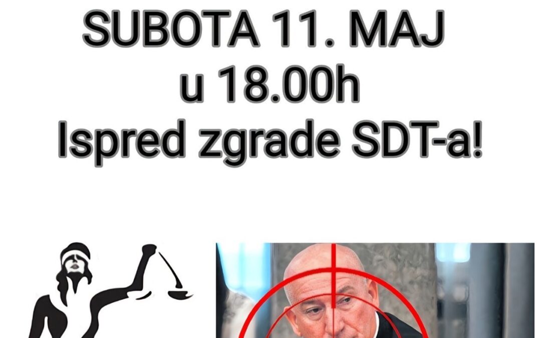 Protest ispred SDT: “Spasimo život Milivoju Katniću – potonja je ura!”