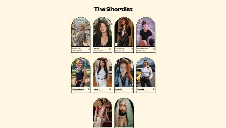 Izabrane kandidatkinje za mis vještačke inteligencije