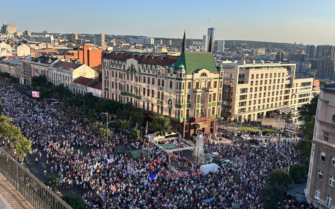 Beograd: Protest protiv iskopavanja litijuma
