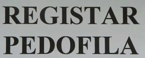 registar pedofila