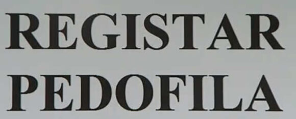 registar pedofila