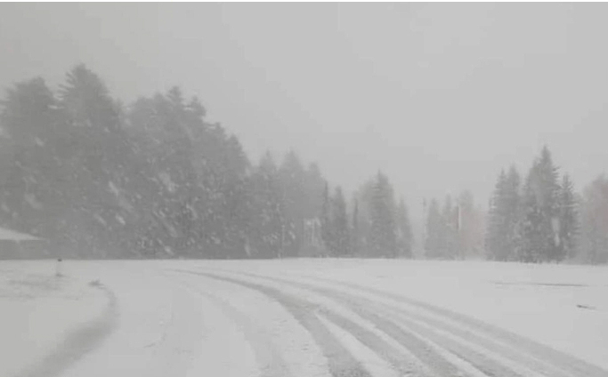 Na sjeveru Crne Gore će ponegdje biti moguća sniježna mećava