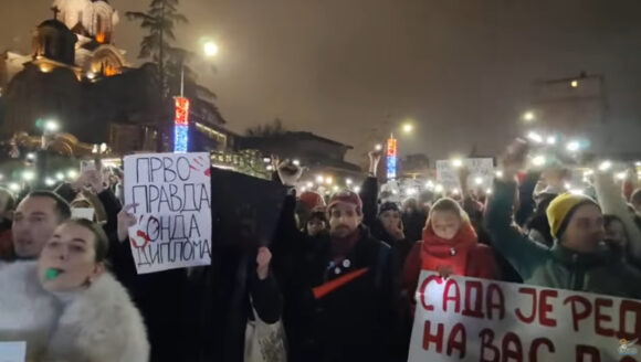 Završen protest studenata i građana ispred RTS