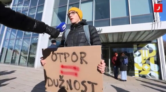 Riječki studenti se solidarisali sa kolegama u Srbiji