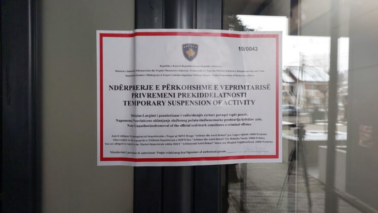 plombirani objekat na kosovu