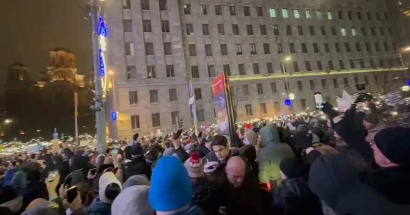 Foto: Beta Studenti i građani protestoval ispred RTS-a