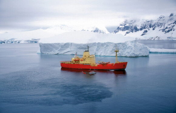 experts assess behaviour of icebergs at the antarctic