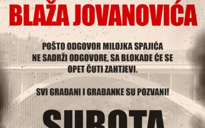 'Kamo Śutra' blokira večeras most 'Blaža Jovanovića'