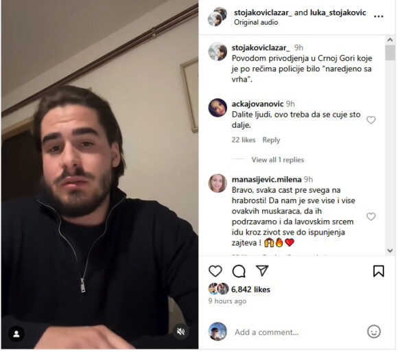 Studenta iz Srbije privela crnogorska policija, u samici proveo 24 sata