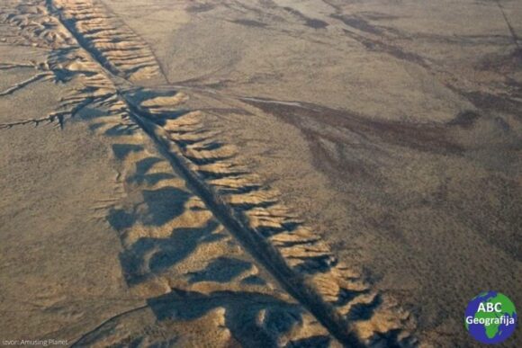 Kalifornija na mreži rasjednih linija