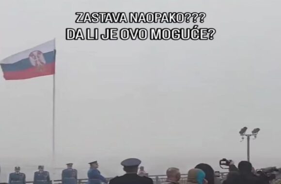 zastava srbije naopako