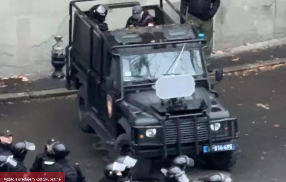 Foto: defender sa zvučnim topom Studenti FDU objavili kratkometražni film o djelovanju zvučnog topa