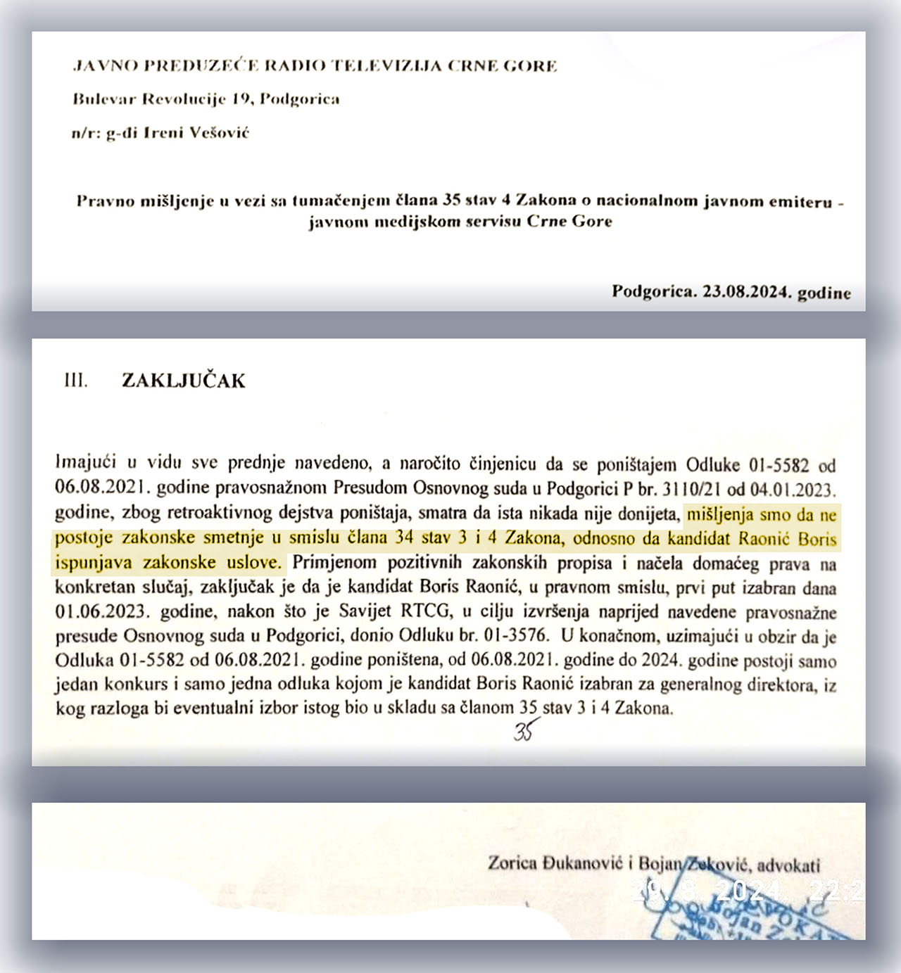 izvod zapisnik sa sjednice 23.08.2024