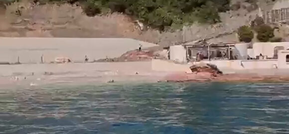 Betonizacija plaže 'Galija'