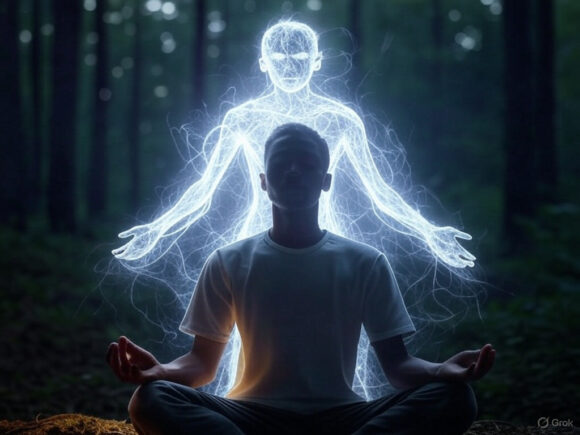 Astralno tijelo, prema ezoterijskim i spiritualnim učenjima, smatra se suptilnim energetskim dvojnikom fizičkog tijela, koji postoji na višem vibracijskom nivou